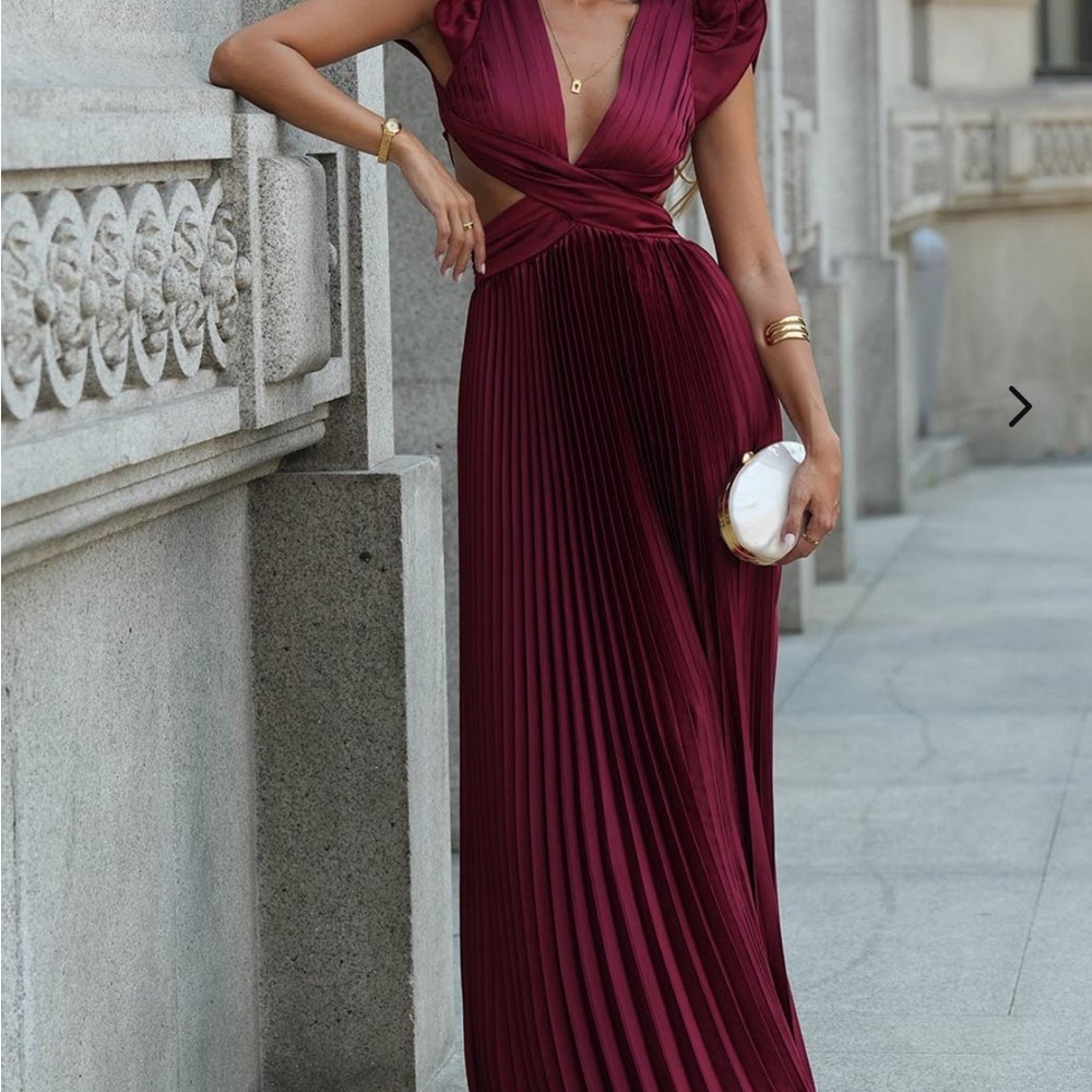 Perfect fall maxi dress! Burgundy Evening Gown - Never been worn